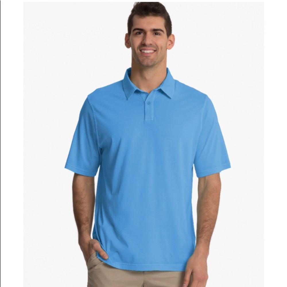 Men’s seaside polo/Carolina blue